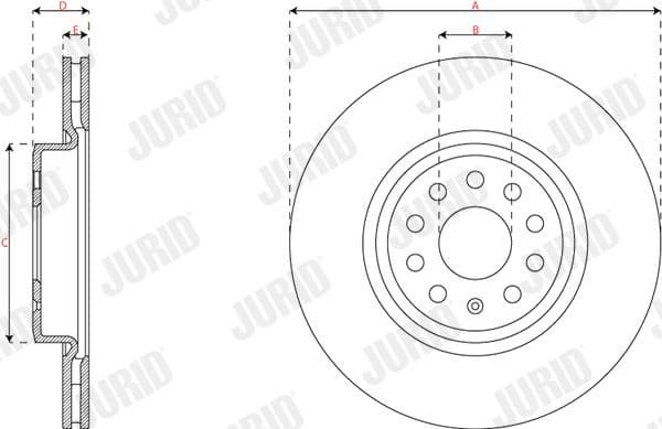Brake Disc COAT+ 563746JC - image 3