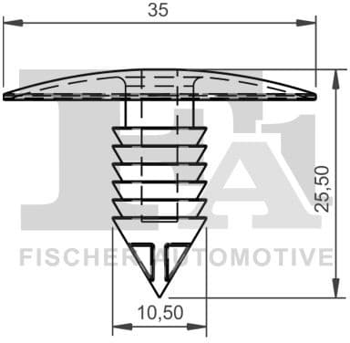 Clip, trim/protection strip 21100085