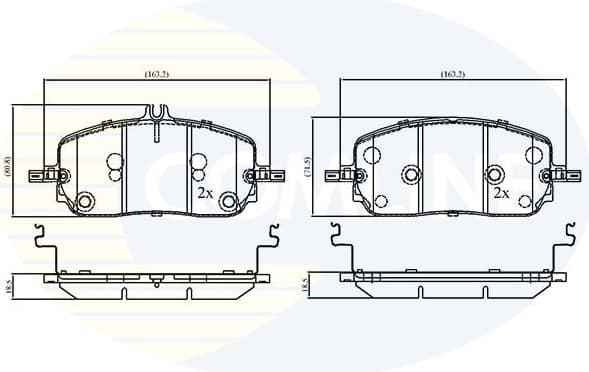 Brake Pad Set, disc brake CBP04018