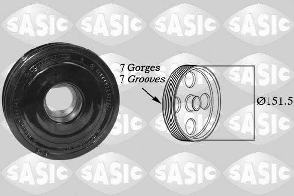 Belt Pulley, crankshaft 2150052
