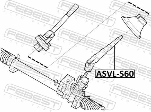 Steering Shaft ASVL-S60 - image 2