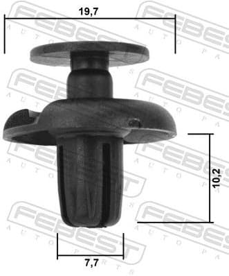 Clip, trim/protection strip 88570-113 - image 2