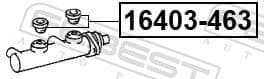 Plug, brake fluid reservoir 16403-463 - image 2