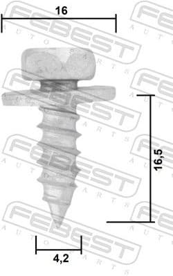 Screw 88570-226 - image 2