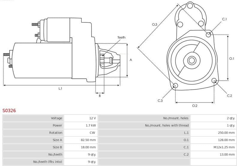 Starter AS S0326 - image 5