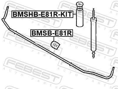 Dust Cover Kit, shock absorber BMSHB-E81R-KIT - image 2