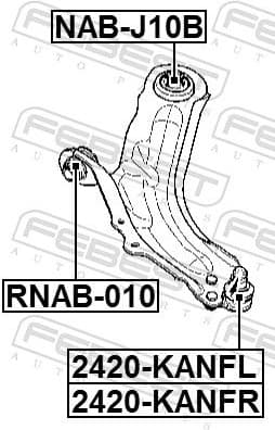 Ball Joint 2420-KANFR - image 2