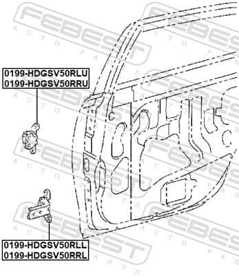 Door Hinge 0199-HDGSV50RLU - image 2