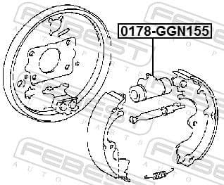 Wheel Brake Cylinder 0178-GGN155 - image 2