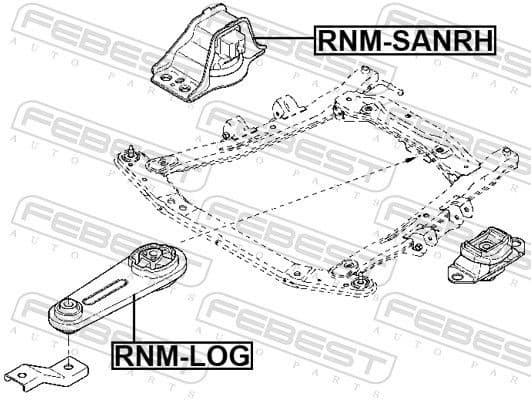 Mounting, engine RNM-SANRH - image 2