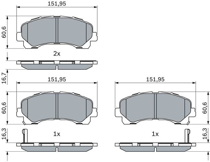 Brake Pad Set, disc brake 0 986 424 916 - image 10
