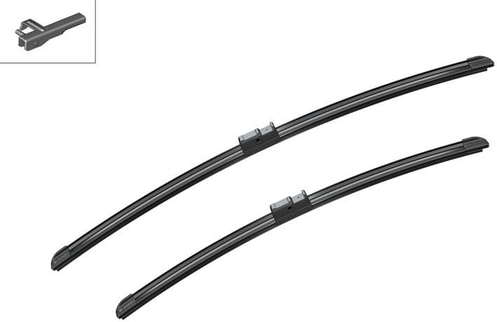 Wiper blade set BOSCH 2psc 3397118970 - image 2
