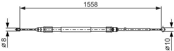 Cable Pull, parking brake 1987482368 - image 2