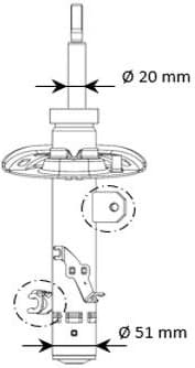 Shock Absorber Excel-G 3338070