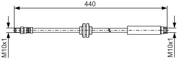 Brake Hose 1 987 481 484 - image 2