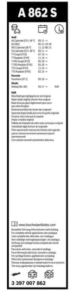 Wiper blade set BOSCH 2psc 3397007862 - image 5