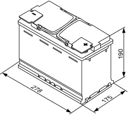 Starter Battery S5A AGM 0092S5A080 - image 6