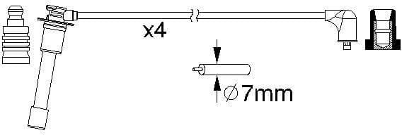 Ignition Cable Kit 0986357149 - image 10