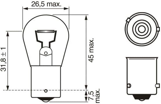 Bulb, direction indicator Pure Light WS 1 987 302 213 - image 12