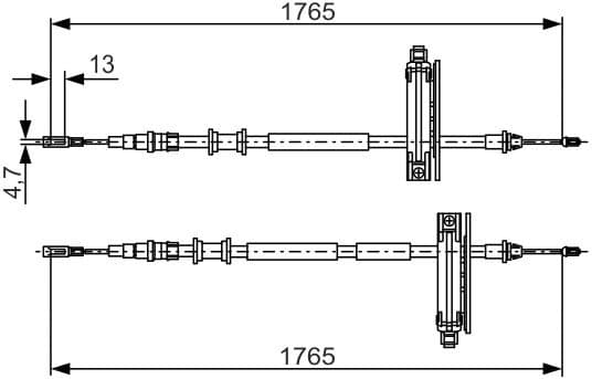 Cable Pull, parking brake 1 987 477 933 - image 8