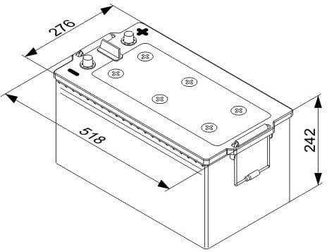 Starter Battery T5 0092T50800 - image 2