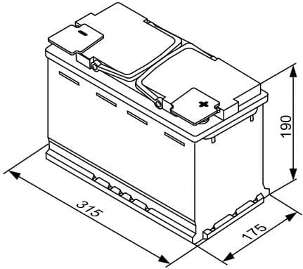 Starter Battery S5A AGM 0092S5A110 - image 6