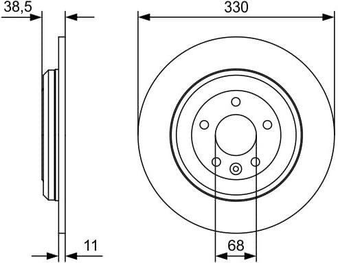 Brake Disc 0986479W01 - image 2
