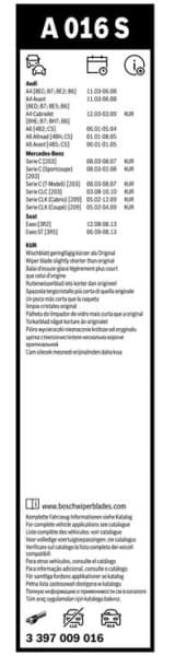 Wiper Blade Aerotwin 3 397 009 016 - image 8