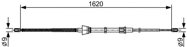 Cable Pull, parking brake 1987482448 - image 2