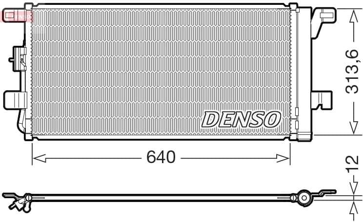 Condenser, air conditioning DCN02049