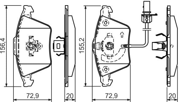 Brake Pad Set, disc brake 0986494271 - image 8