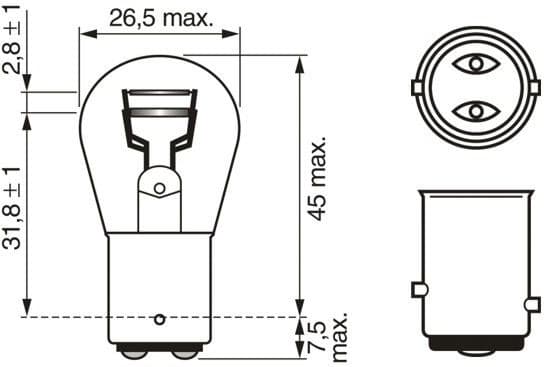 Bulb, direction indicator Pure Light BL 1 987 301 016 - image 12