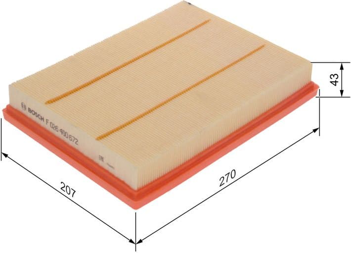 Air Filter F 026 400 672 - image 6