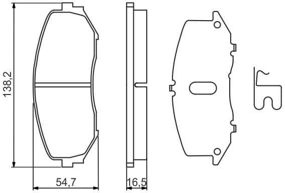 Brake Pad Set, disc brake 0986494241 - image 14