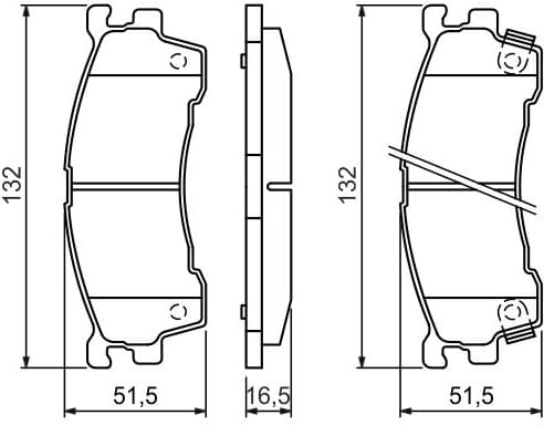 Brake Pad Set, disc brake 0986460975 - image 8