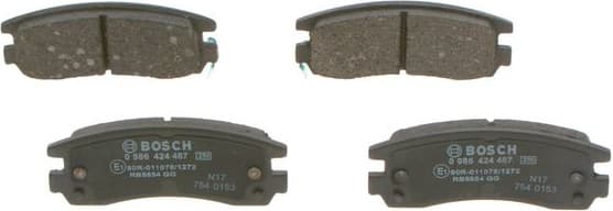 Brake Pad Set, disc brake 0986424467 - image 2