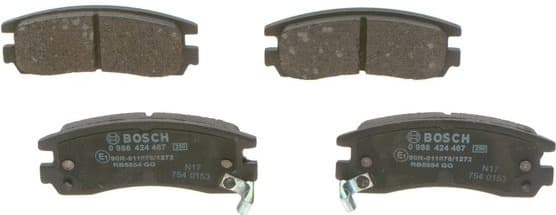 Brake Pad Set, disc brake 0986424467 - image 4