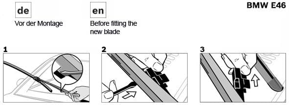 Wiper blade set BOSCH 2psc 3397118904 - image 3