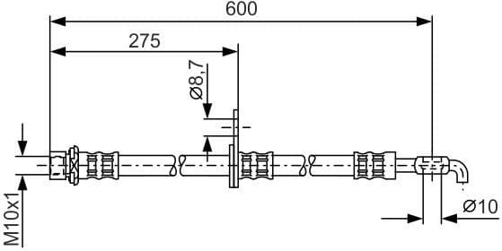 Brake Hose 1 987 476 229 - image 2