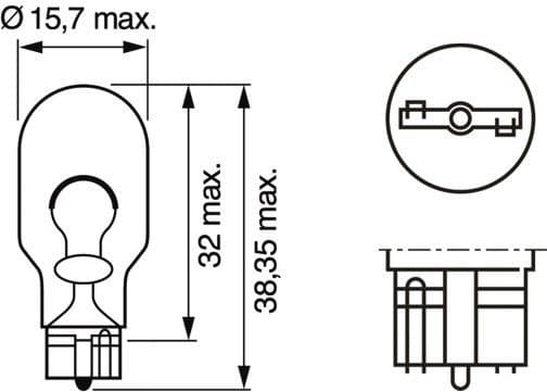 Bulb, direction indicator Pure Light BL 1 987 301 049 - image 12