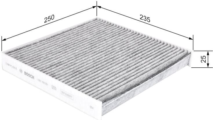 Filter, cabin air 1 987 435 551 - image 9