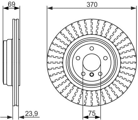 Brake Disc 0986479730 - image 3