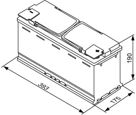 Starter Battery S5A AGM 0092S5A150 - image 6