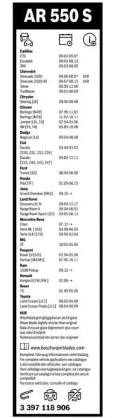 Wiper Blade Aerotwin Retrofit 3 397 118 906 - image 8