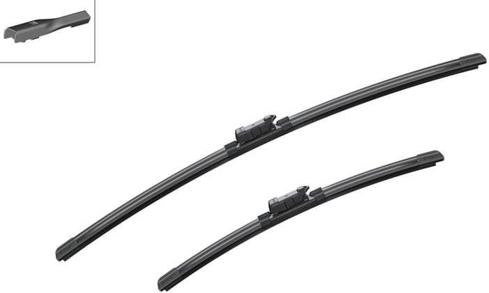 Wiper blade set BOSCH 2psc 3397007555 - image 2