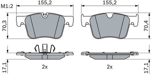 Brake Pad Set, disc brake 0 986 424 860 - image 14