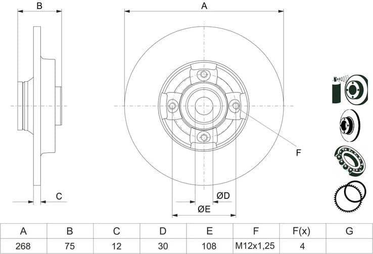 Brake Disc 0986479387 - image 6