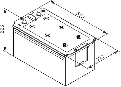 Starter Battery CV EFB 0 092 TE0 777 - image 10