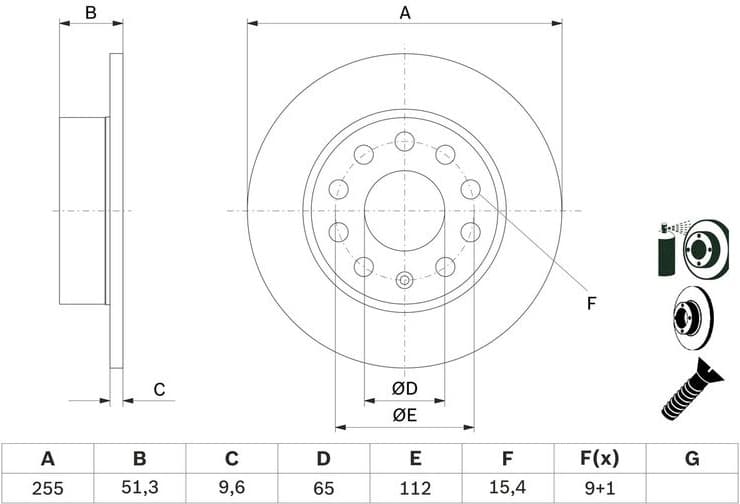 Brake Disc 0986479099 - image 10