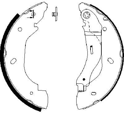 Brake Shoe Set 0986487660 - image 6